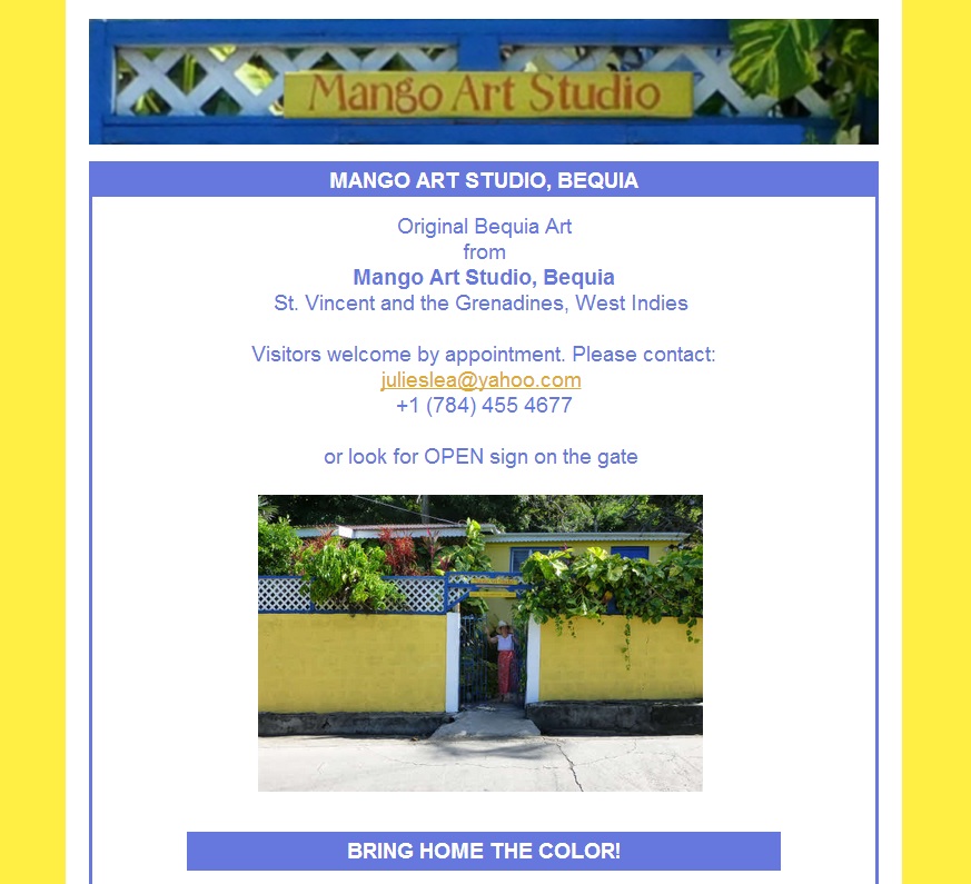 Mango Art Studio Bequia Thumbnail